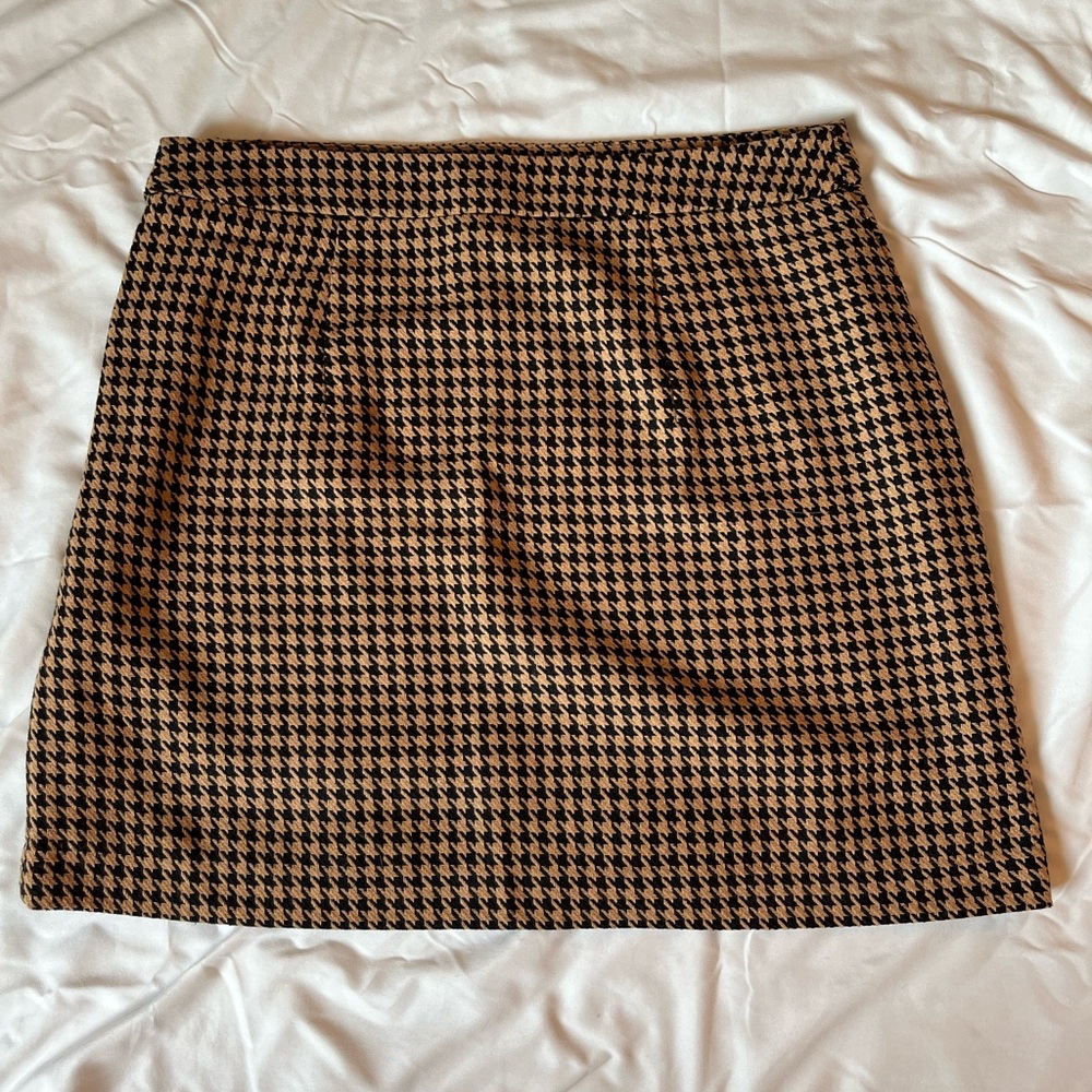 Nine West Houndstooth Mini Skirt